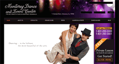 Desktop Screenshot of montereydance.com